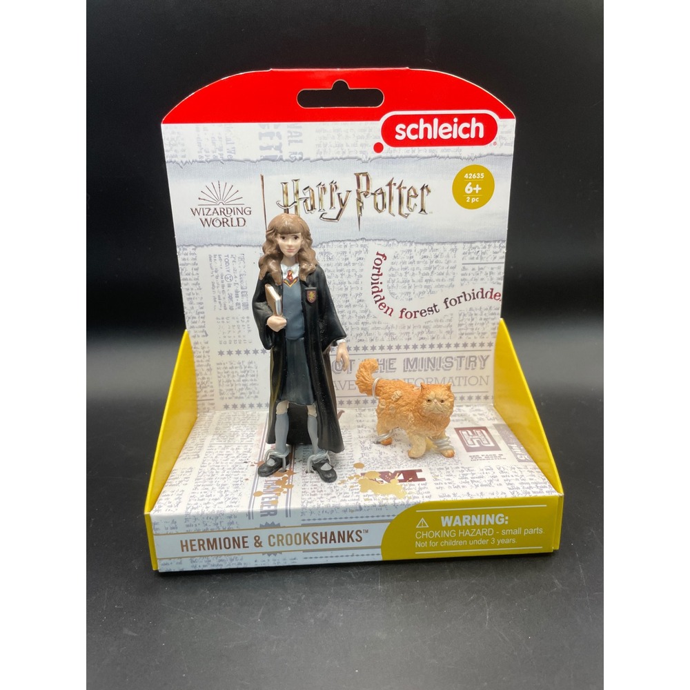 Schleich Harry Potter Hermione & Crookshanks Figure Set 42635 Wizarding World
